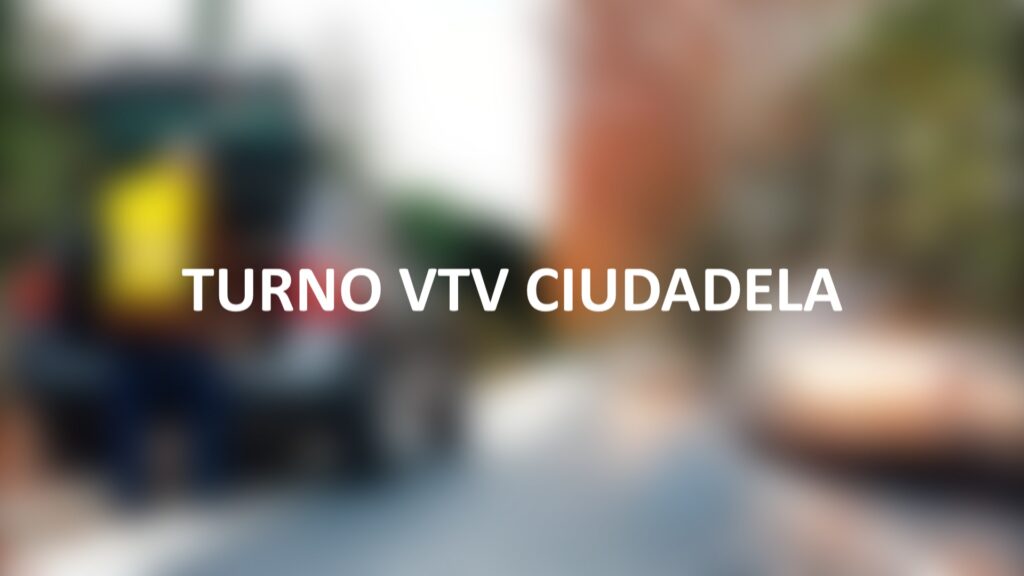 Turno VTV Ciudadela